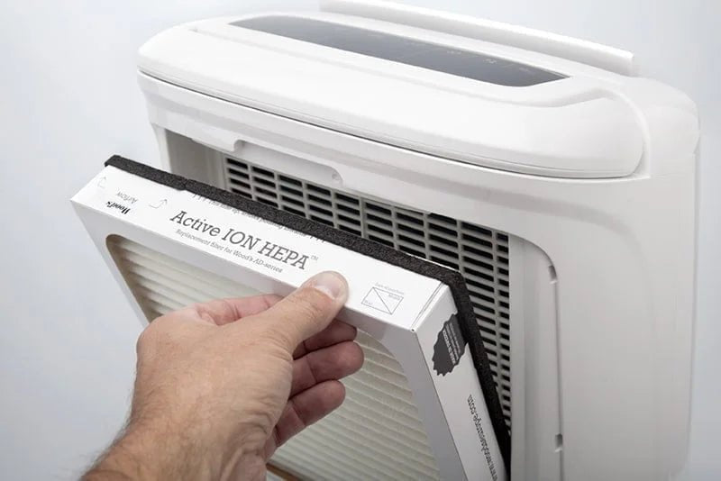 Active ION HEPA filtration media close-up