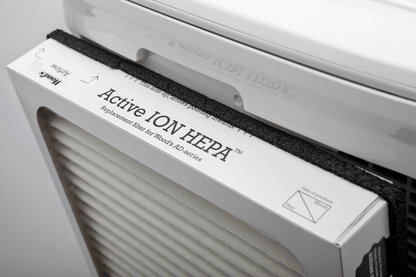 Active ION HEPA filter inside Wood’s AD20