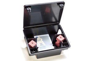 Heavy-duty polypropylene bait box