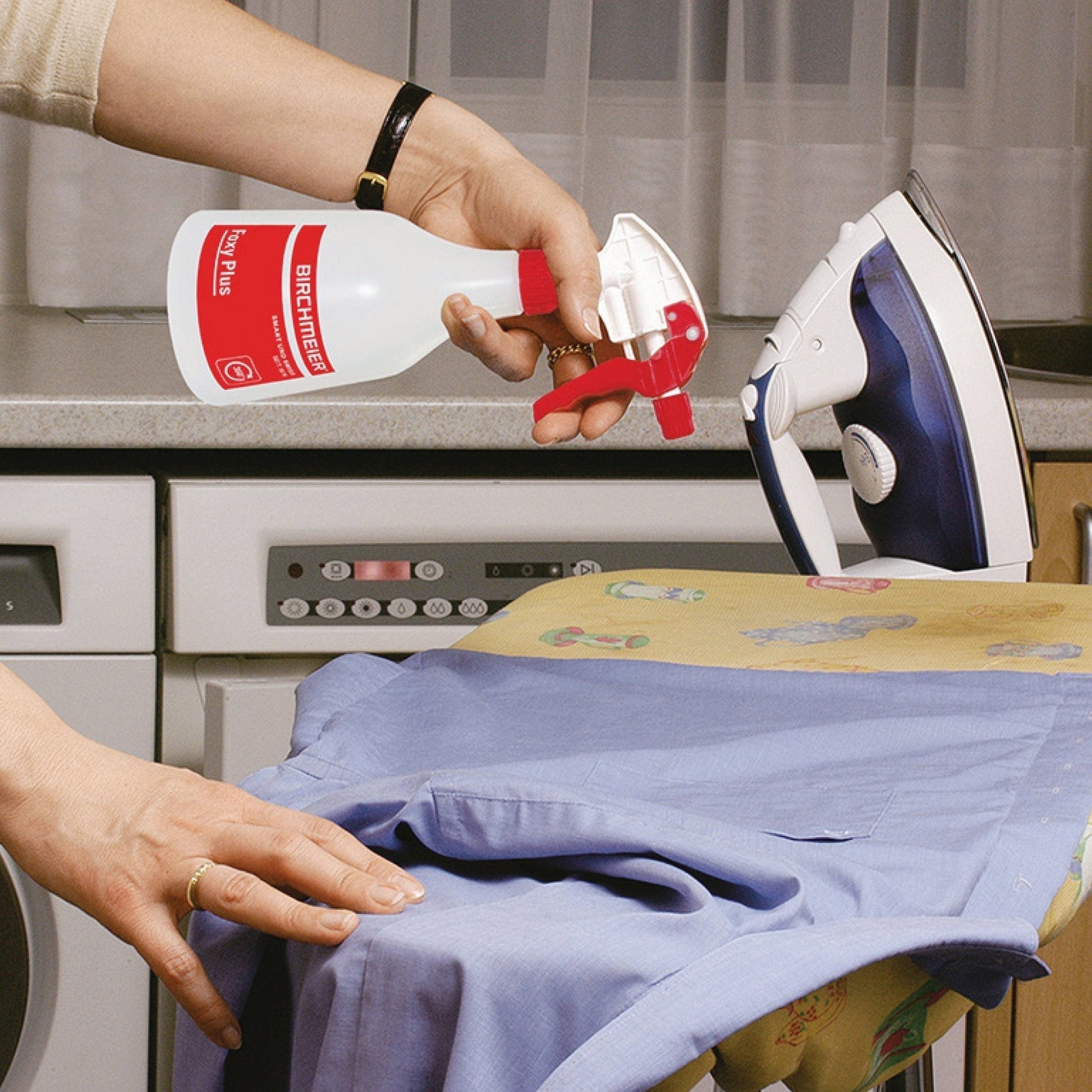 High-pressure piston pump sprayer close-up