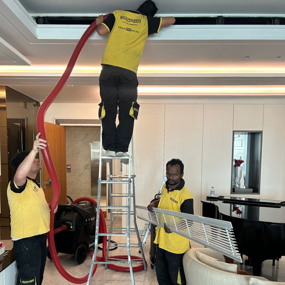 Industrial vacuum duct cleaning and HEPA filtration Lebanon