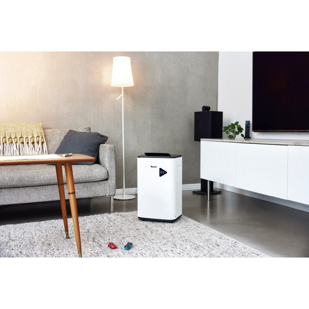 MDX20P dehumidifier in living room