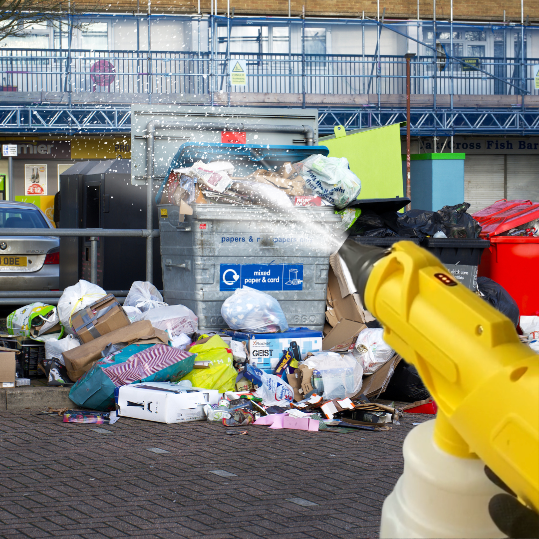 Effective odor removal for waste management areas.