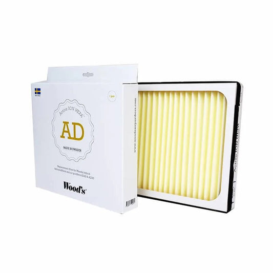 Wood’s Active ION HEPA filter for AD20 AD30 front view