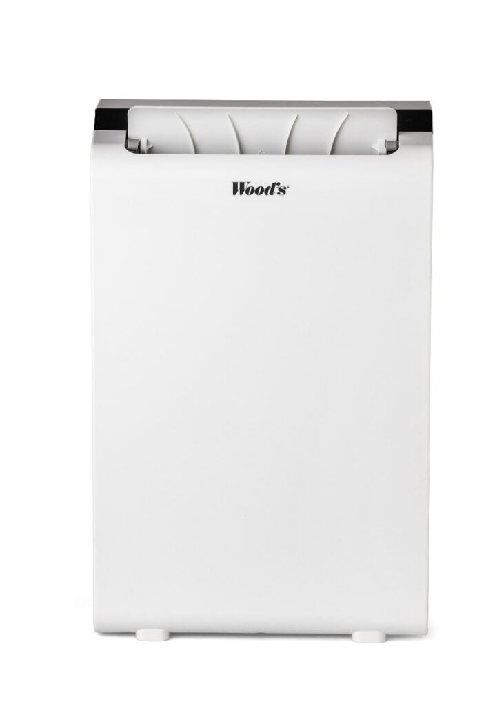 Wood’s WDD90 dehumidifier side panel design