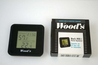 Woods hygrometer temperature and humidity meter